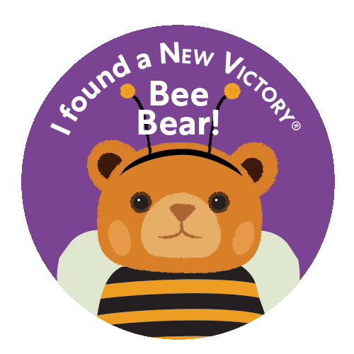 Bee Bear Sticker by New 42