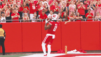 Football Kiss GIF by Wisconsin Badgers