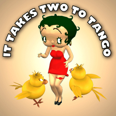 Chicks It Takes Two To Tango GIF