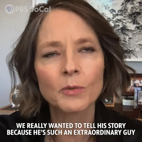 Jodie Foster What A Guy GIF by PBS SoCal