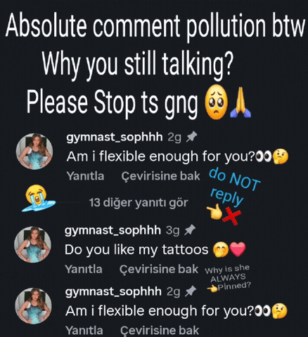 Gymnast Please Stop GIF