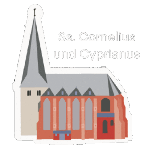 Katholisch Kapelle Sticker by stmarientelgte