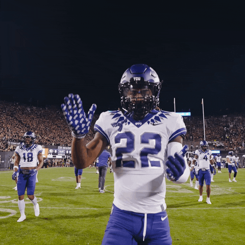 Horned Frogs Clapping GIF by TCU Football