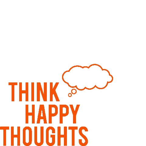 ThinkHappyThoughts Sticker