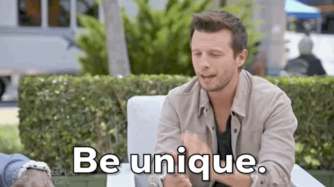 Nbc Be Unique GIF by America's Got Talent - Find & Share on GIPHY