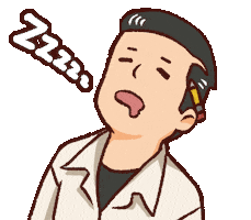Sleepy Hong Kong Sticker