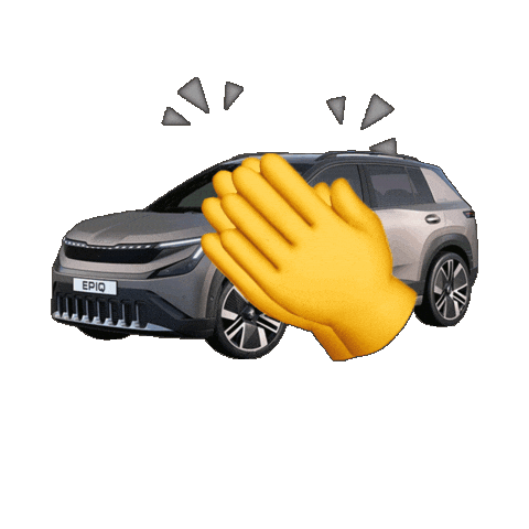 Car Driving Sticker by Škoda Global