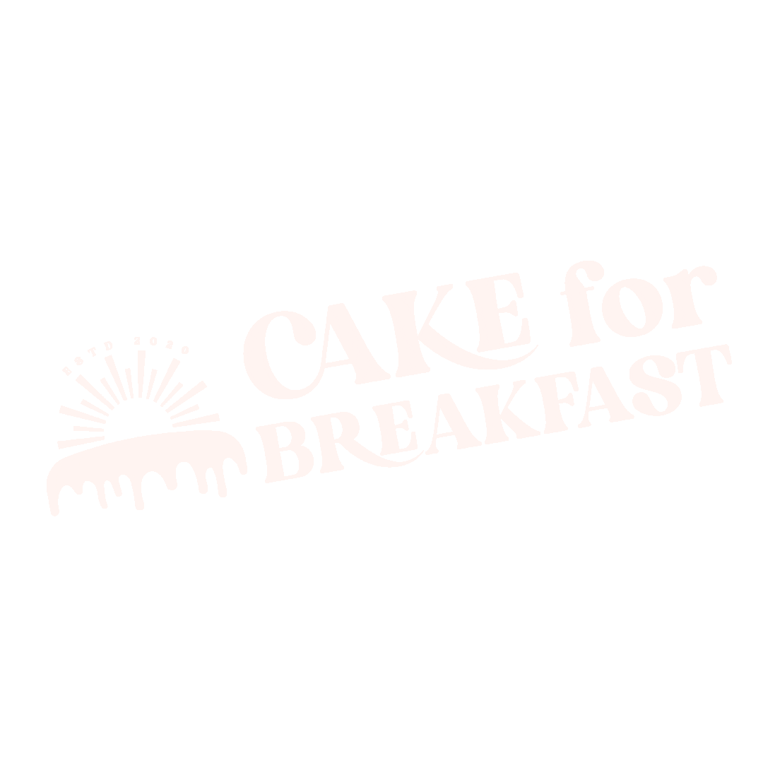 Cake for Breakfast Sticker