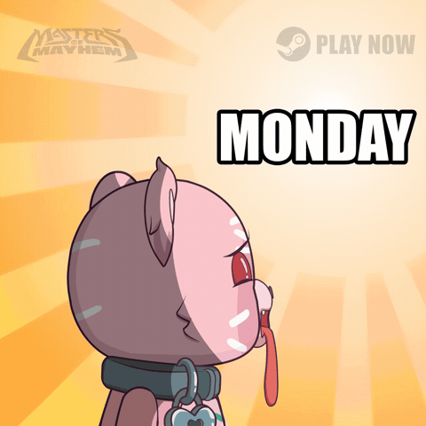 Tired Monday Morning GIF by Masters of Mayhem