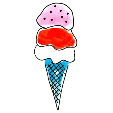 Ice Icecream Sticker by Blond Amsterdam