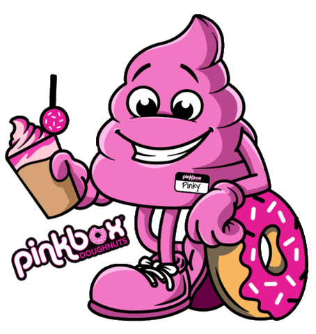 Las Vegas Coffee Sticker by pinkboxdoughnuts