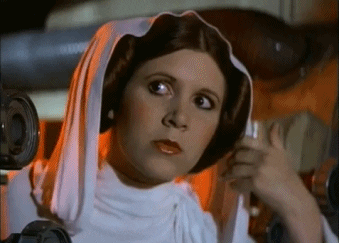 Interested Carrie Fisher GIF - Find & Share on GIPHY