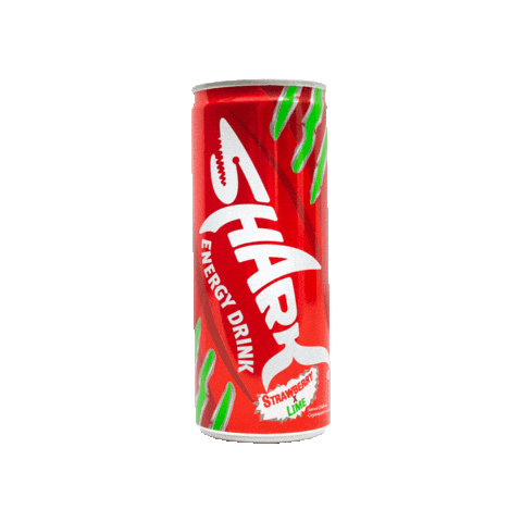 Energy Drink Strawberry Sticker by SHARK Energy