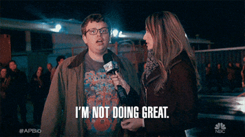 im not doing great GIF by NBC