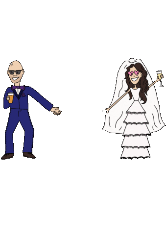 Eagle Carter Wedding Sticker by BMGPM