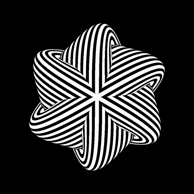 xponentialdesign black and white motion graphics visuals hypnotic GIF