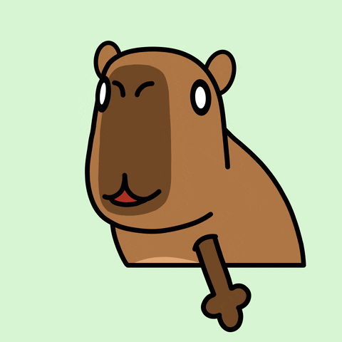 Happy Capybara GIF