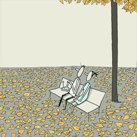 Illustration Sitting GIF by Yuval Robichek