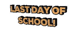 Last Day School Sticker by MOODMAN
