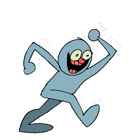 Blue Sticker