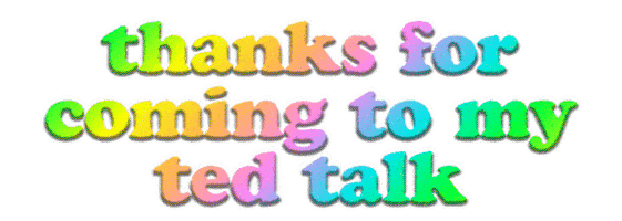 Ted Talk Thank You Sticker by Joe Brown for iOS & Android | GIPHY