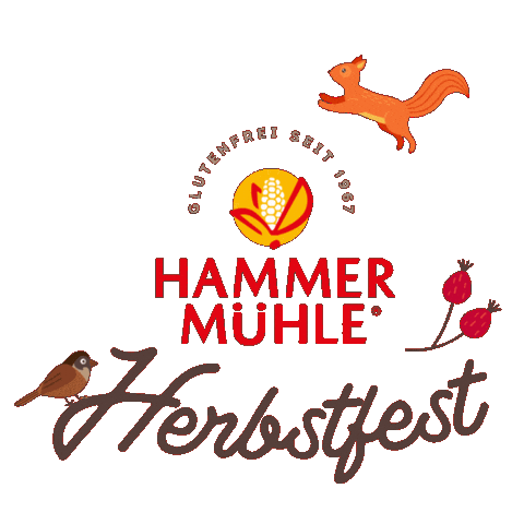 Herbst Glutenfrei Sticker by Hammermühle