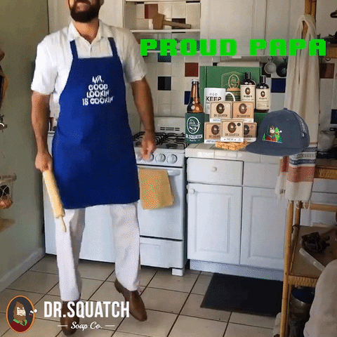 Fathers Day Grillmaster GIF by DrSquatchSoapCo