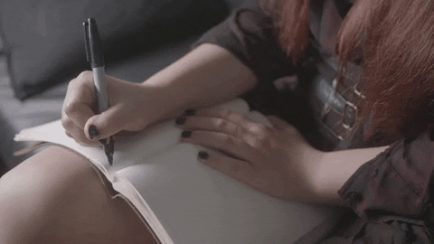 Writing Letter GIF by Ryn Dean - Find & Share on GIPHY