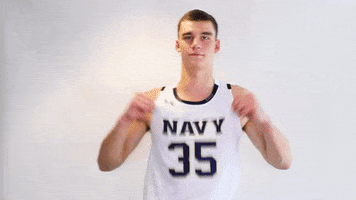 navyathletics navy athletics navy basketball navy mens basketball navy mbb GIF