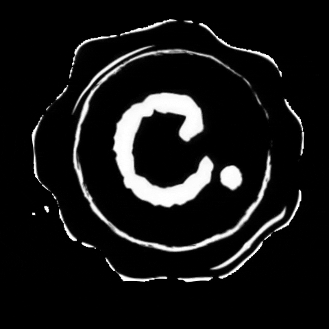 cavaliergastown black and white jewelry c stamp GIF