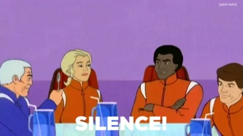 Silence Hbomax GIF by Adult Swim