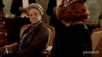 Downton Abbey Surprise GIF by PeacockTV
