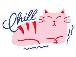 Cat Sleep Sticker by Brennan & Stevens