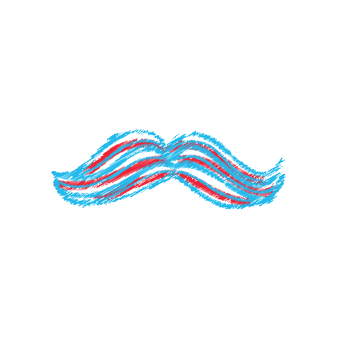 Beard Mustache Sticker by BEARDS & TATTOOS