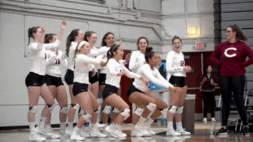 Volleyball Dancing GIF by Colgate Athletics