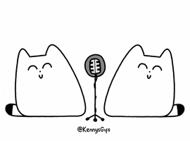 Cats Singing GIF by Kennymays