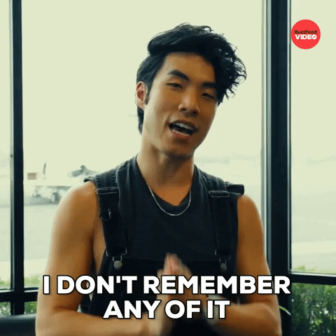 Party I Dont Remember GIF by BuzzFeed