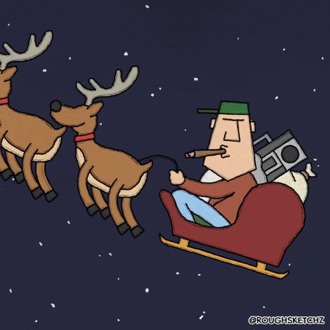 christmas eve animation GIF by Rough Sketchz