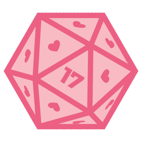 Dice D17 Sticker