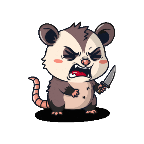 Possum Sticker