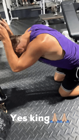Workout Bow Down GIF