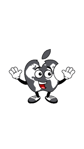 Mundo Apple Sticker