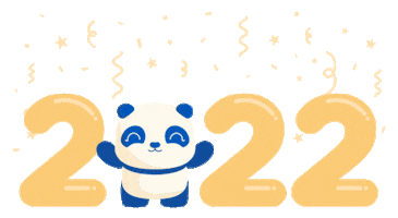 New Year Panda Sticker