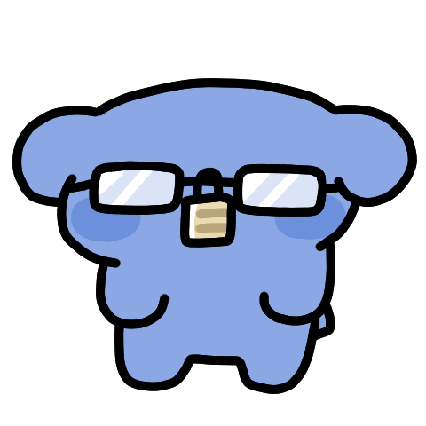 Blue Sticker