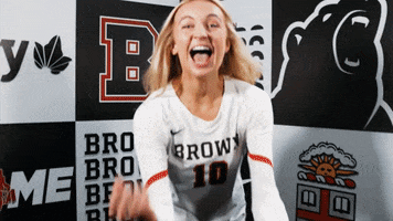 Celebration GIF by Brown Volleyball