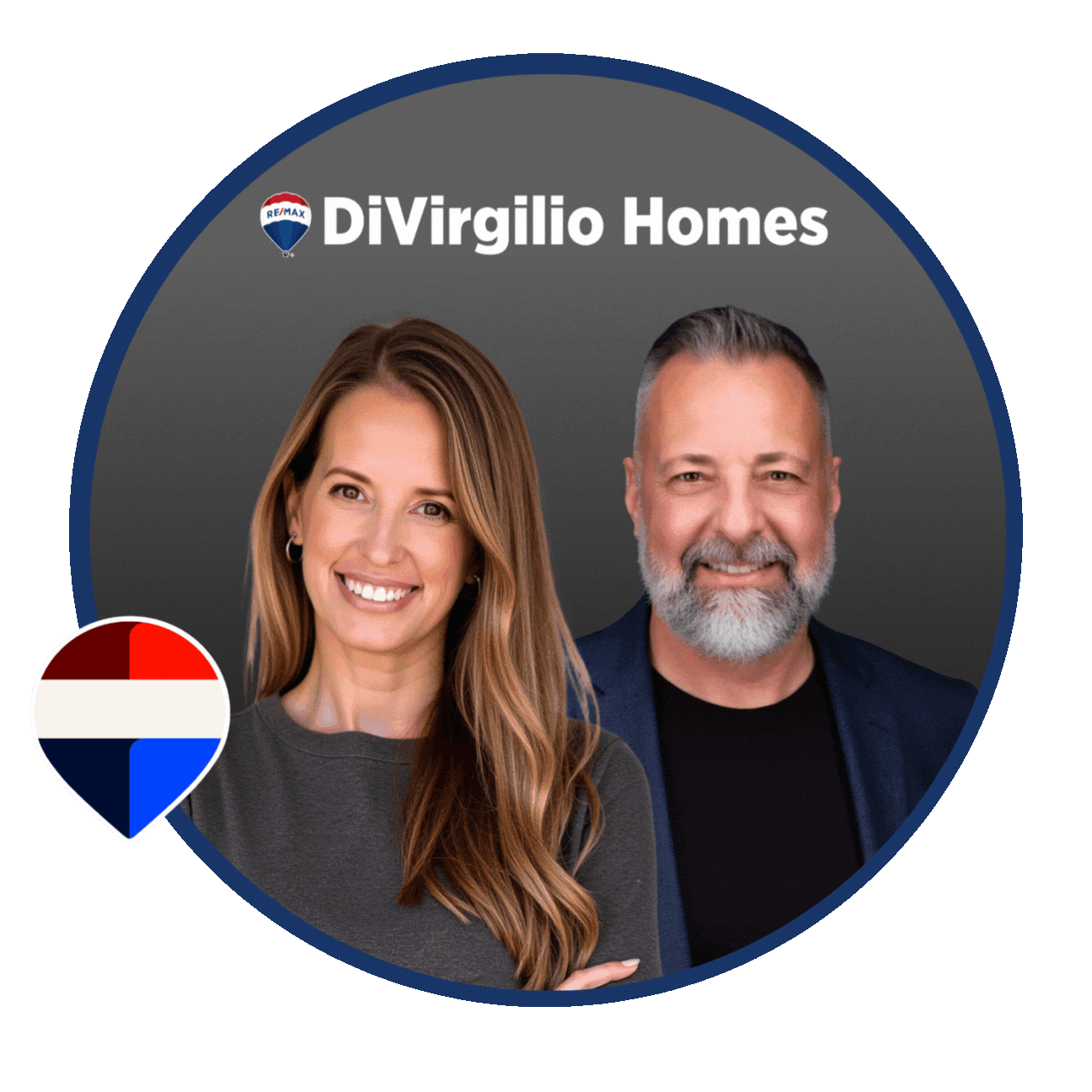 Divirgilio Sticker by Homes of MA