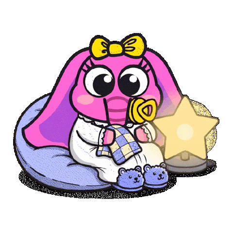 Sleepy Bedtime Sticker by Tiny Minies