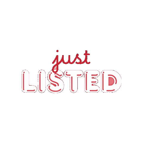 Justlisted Sticker by TheEhlenTeam