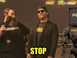 Stop It GIF by Nearly Average Wrestling