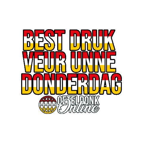 Carnaval Borrel Sticker by Oeteldonk Online